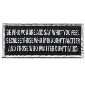 Be Who You Are Patch