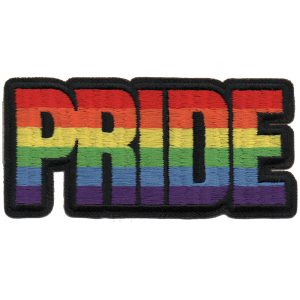 Pride Rainbow Word Patch