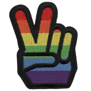 Pride Peace Fingers Patch