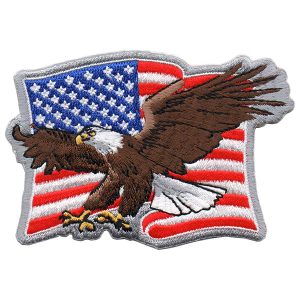 Eagle & American Flag Patch