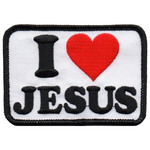 I Love Jesus Patch