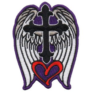 Cross-Wings-Heart Patch