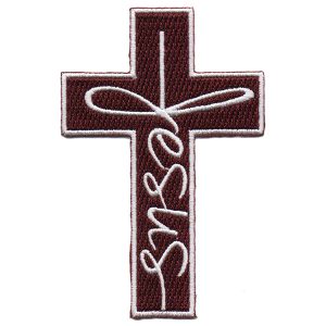 Jesus Name on Cross Patch