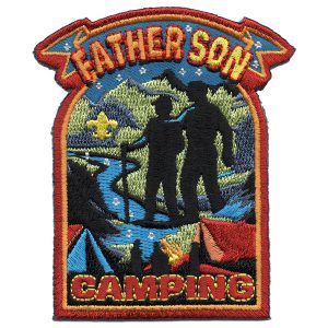 Father Son Camping Patch