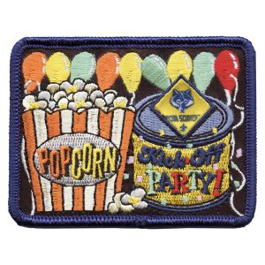 Popcorn Kick Off Party Patch