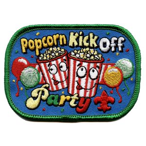 Popcorn Kick Off Party Patch