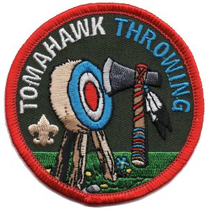 Tomahawk Throwing BSA Patch