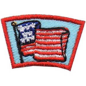 American Flag Segment Patch