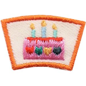 Birthday Cake Segment Patch