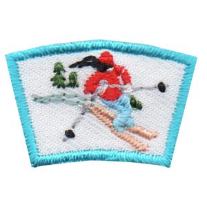 Snow Ski Segment Patch