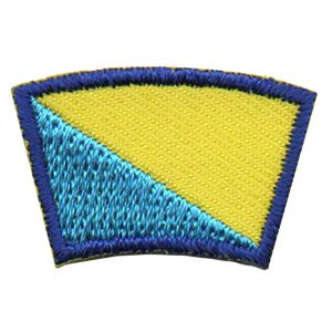 Blue and Gold Segment Patch