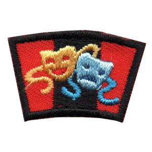 Drama Masks Segment Patch