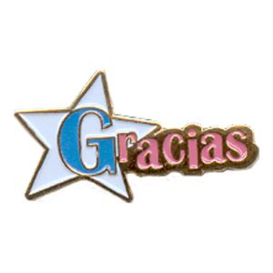 Gracias (Star) Pin