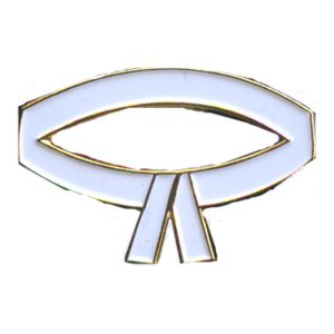 White Belt Pin