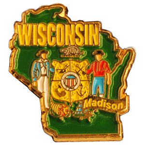 Wisconsin Pin