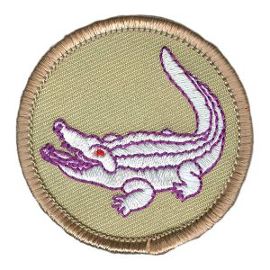 Albino Alligator Patch
