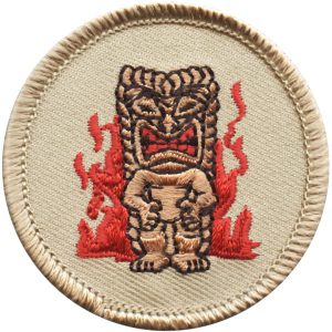Flaming Tiki Patrol Patch