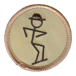 Stick Man Patrol Patch