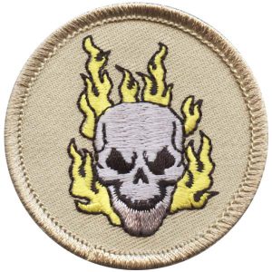 Flaming Skull Patrol Patch