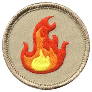 Red Flame Patrol Patch