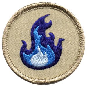 Blue Flame Patrol Patch