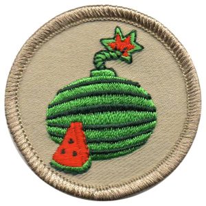 Watermelon Bomb Patrol Patch