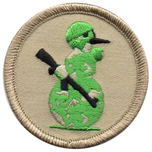 Camo Snowman Patrol Patch
