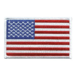 US Flag Sm/White 3.5 X 2