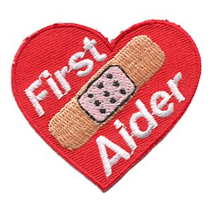First Aider (Heart) Patch