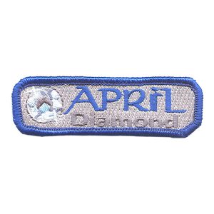 Birthstone- Apr-Diamond Patch