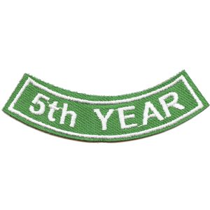 5th Year Rocker Patch