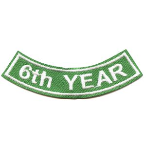 6th Year Rocker Patch