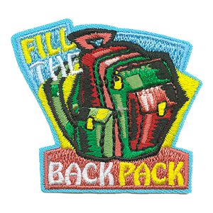 Fill The Back Pack Patch