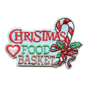 Christmas Food Basket Patch