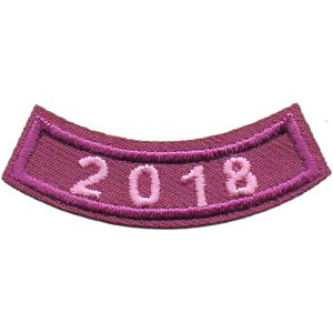 2018 Purple Year Rocker Patch