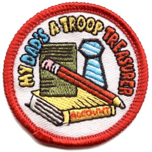 My Dad - Troop Treasurer Patch