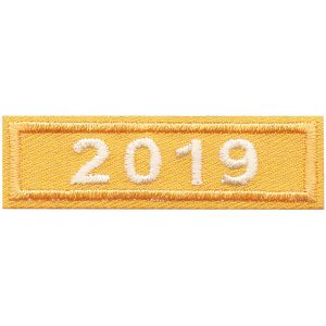 2019 Gold Year Bar Patch