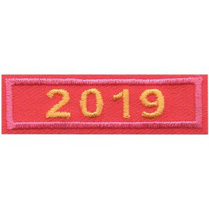 2019 Pink Year Bar Patch