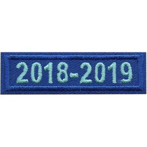 2018-2019 Blue Year Bar Patch