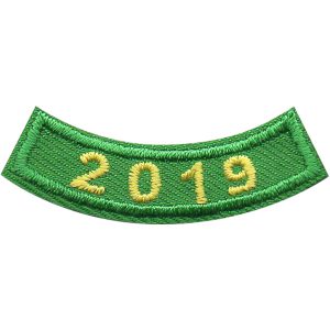 2019 Green Year Rocker Patch
