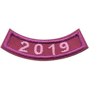 2019 Purple Year Rocker Patch