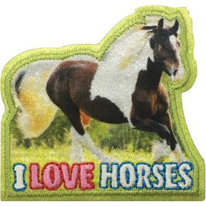 I Love Horses Patch