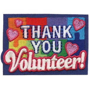 Thank You Volunteer! Patch