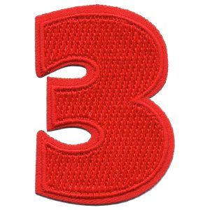 Number 3 Patch
