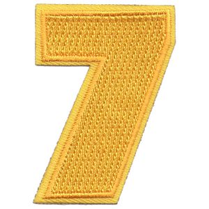 Number 7  Patch