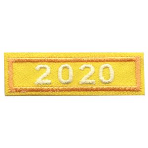 2020 Gold Year Bar Patch