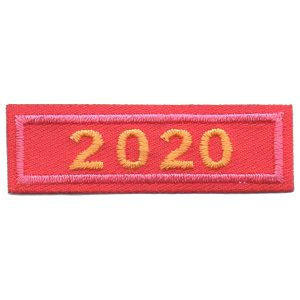 2020 Pink Year Bar Patch