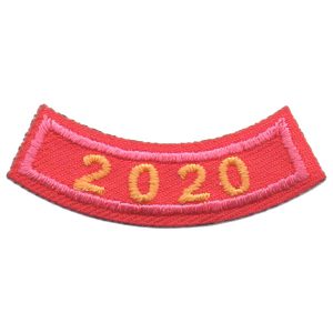 2020 Pink Year Rocker Patch