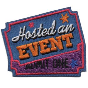Hosted an Event  Patch