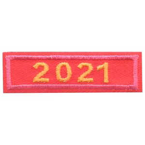 2021 Pink Year Bar Patch